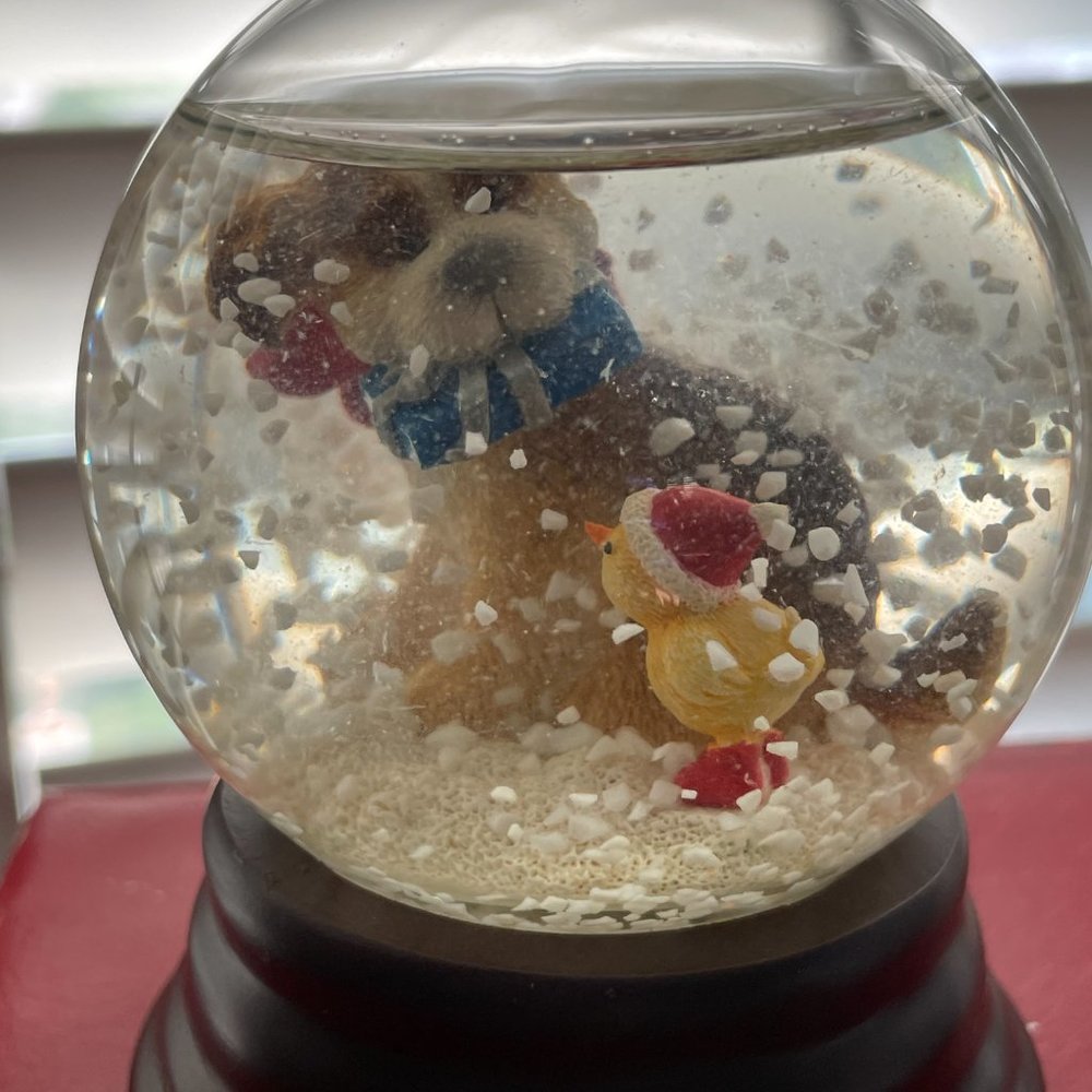 Puppy Snow Globe By Eddie Bauer
